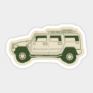 Hummer H2 Ultimo Overland Sticker